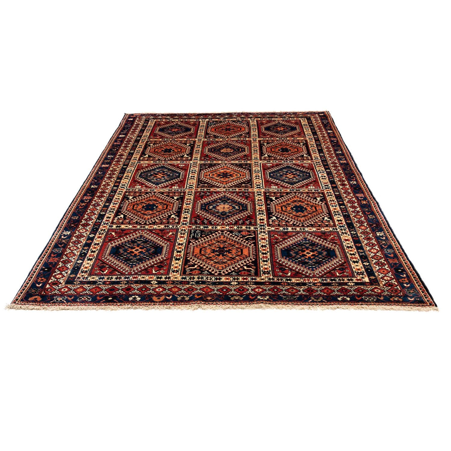 Tapis persan - Nomadic - 318 x 217 cm - bleu foncé