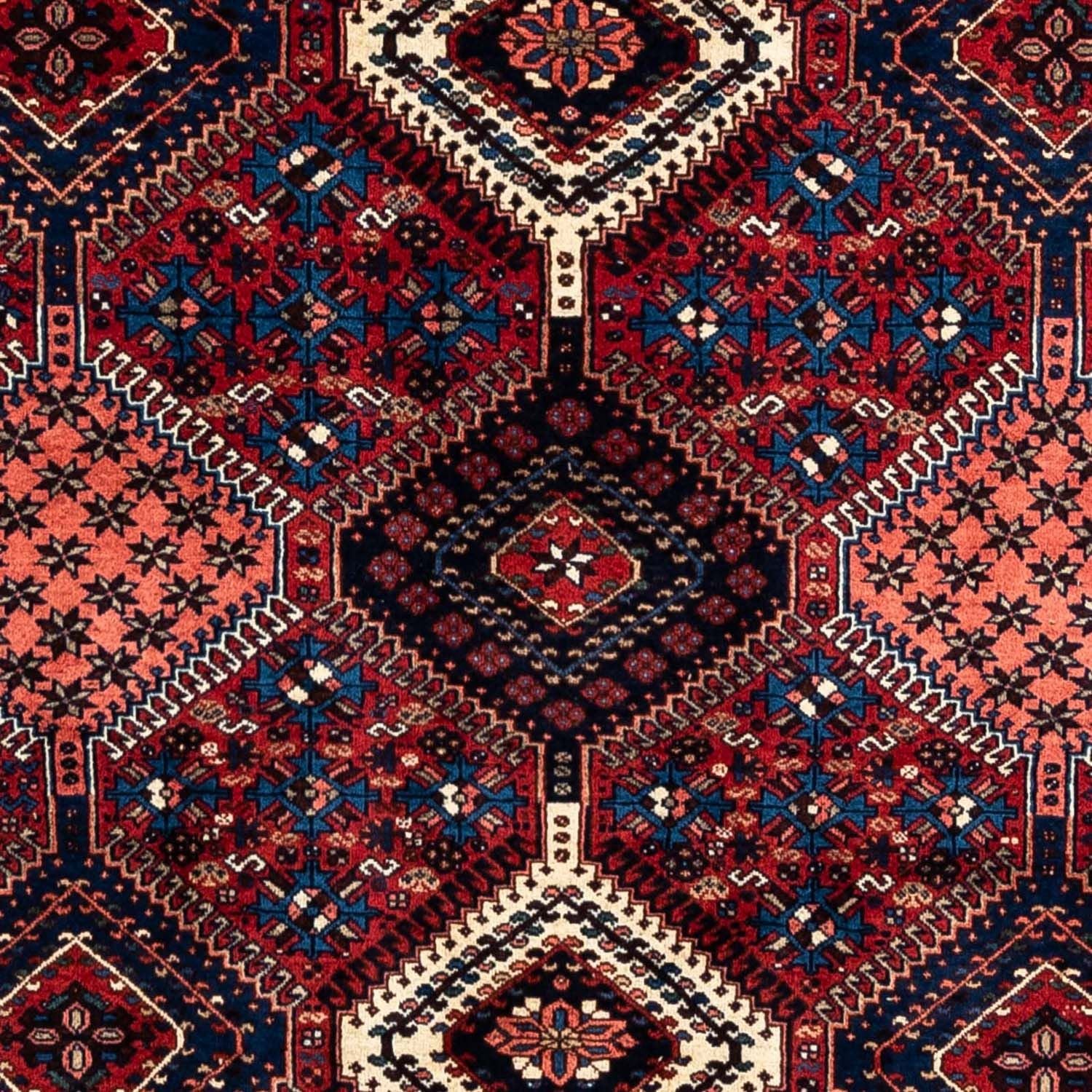 Tapis persan - Nomadic - 300 x 202 cm - rouge foncé