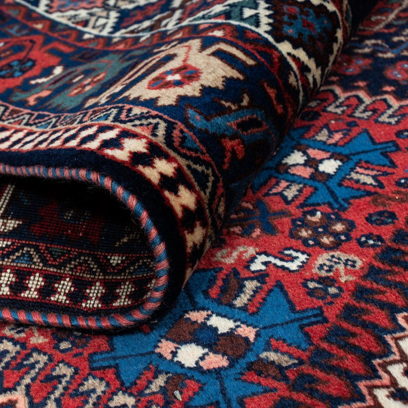Tapis persan - Nomadic - 300 x 202 cm - rouge foncé