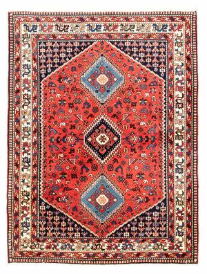 Tapis persan - Nomadic - 228 x 138 cm - rouge