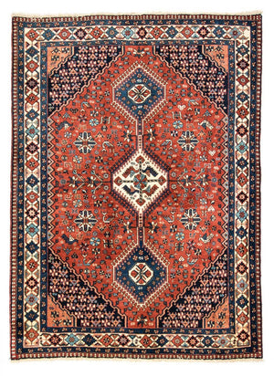 Tapis persan - Nomadic - 195 x 145 cm - rouge