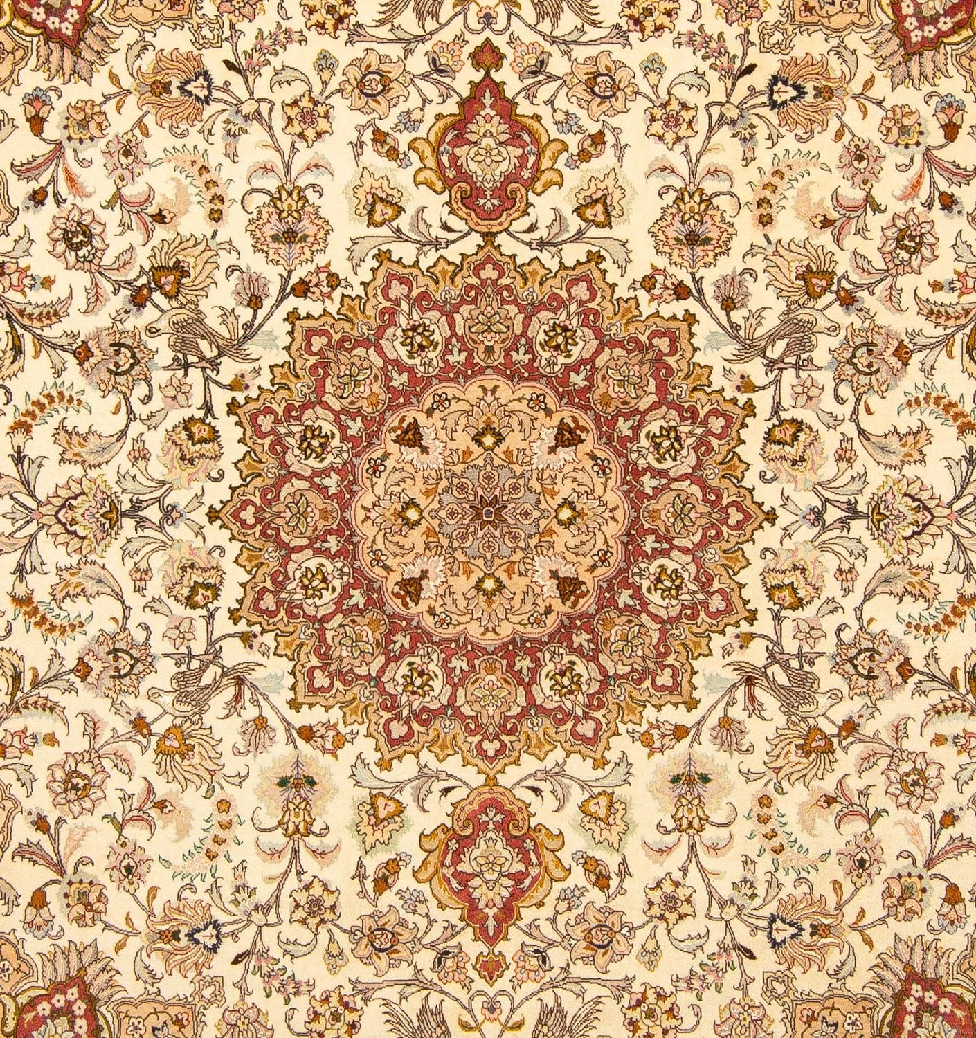 Tapis persan - Tabriz - Royal - 250 x 198 cm - beige