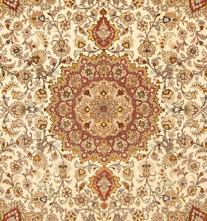 Tapis persan - Tabriz - Royal - 250 x 198 cm - beige