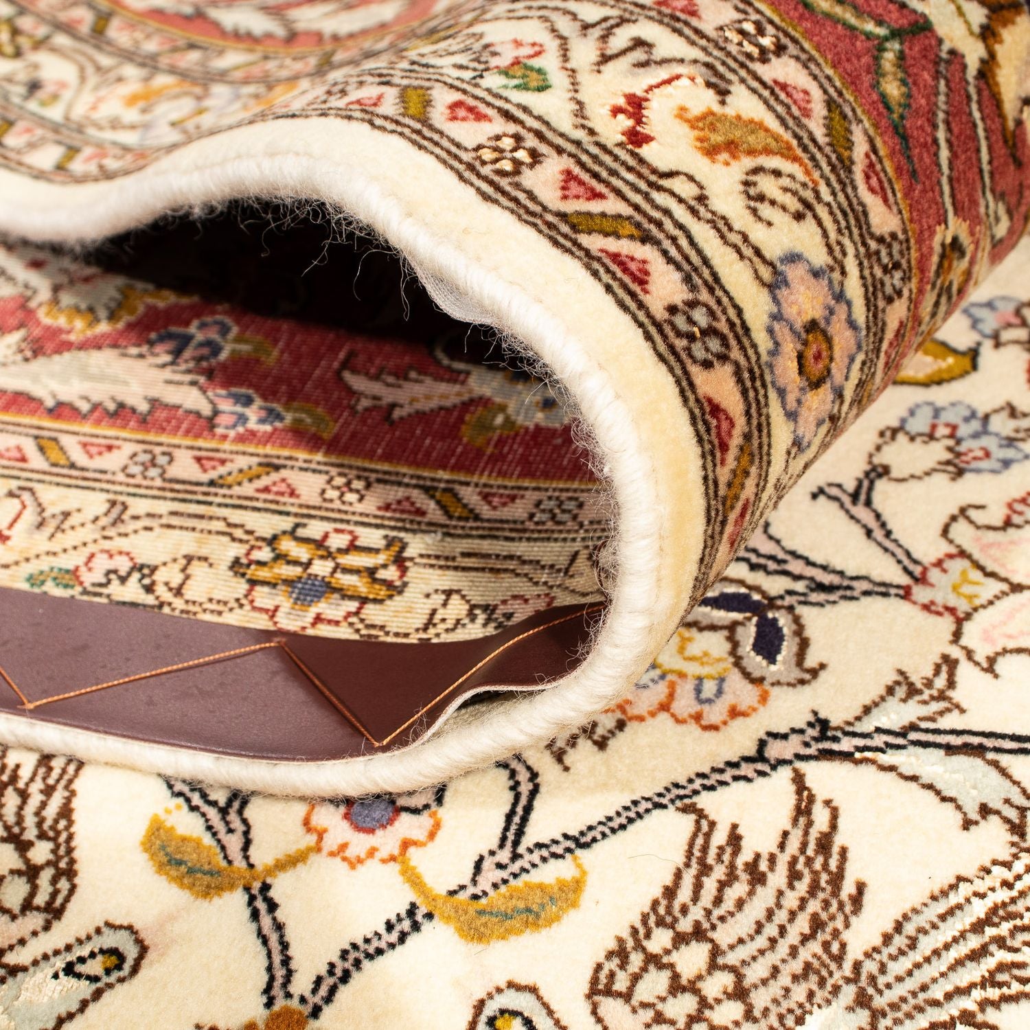 Tapis persan - Tabriz - Royal - 250 x 198 cm - beige