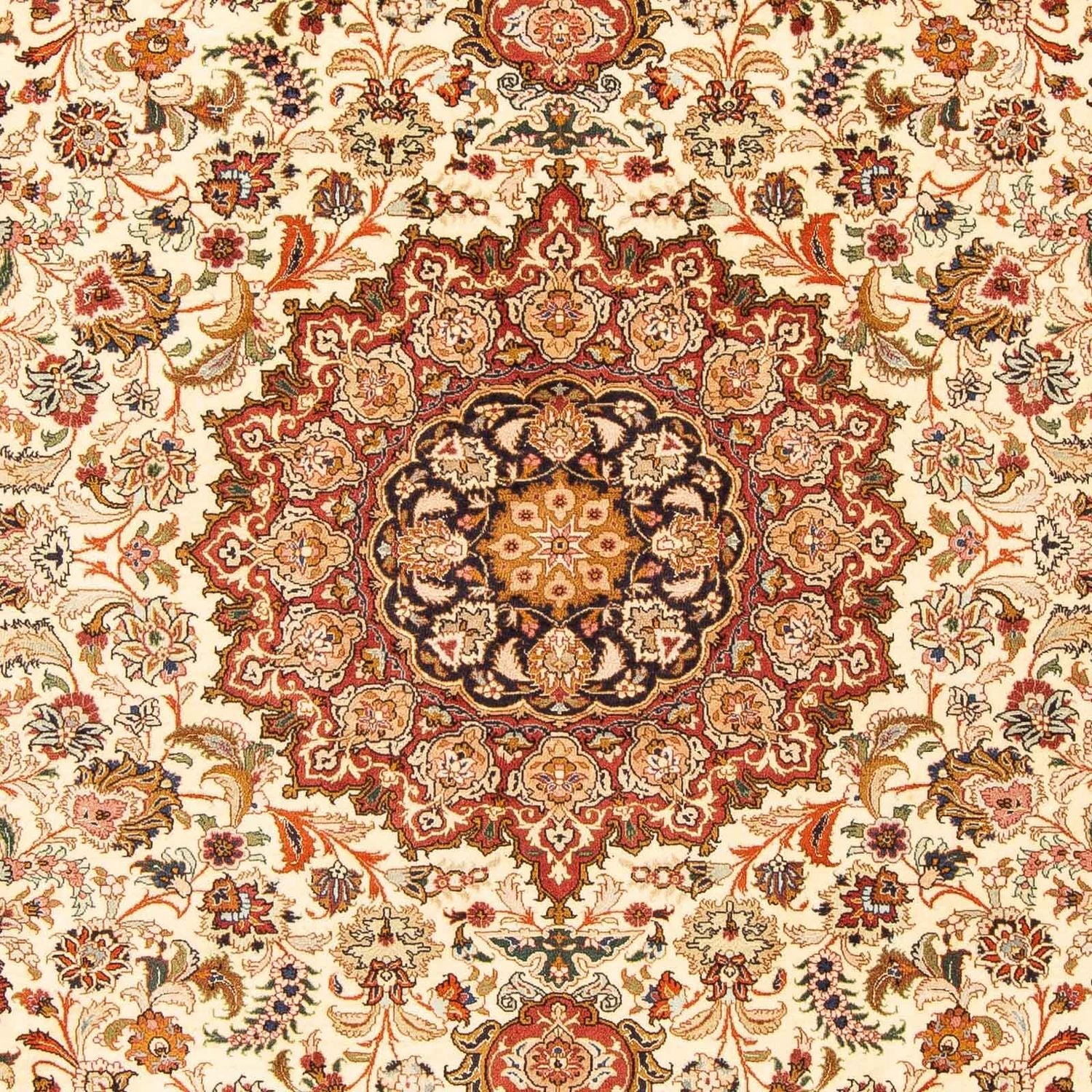 Tapis persan - Tabriz - Royal - 280 x 204 cm - beige