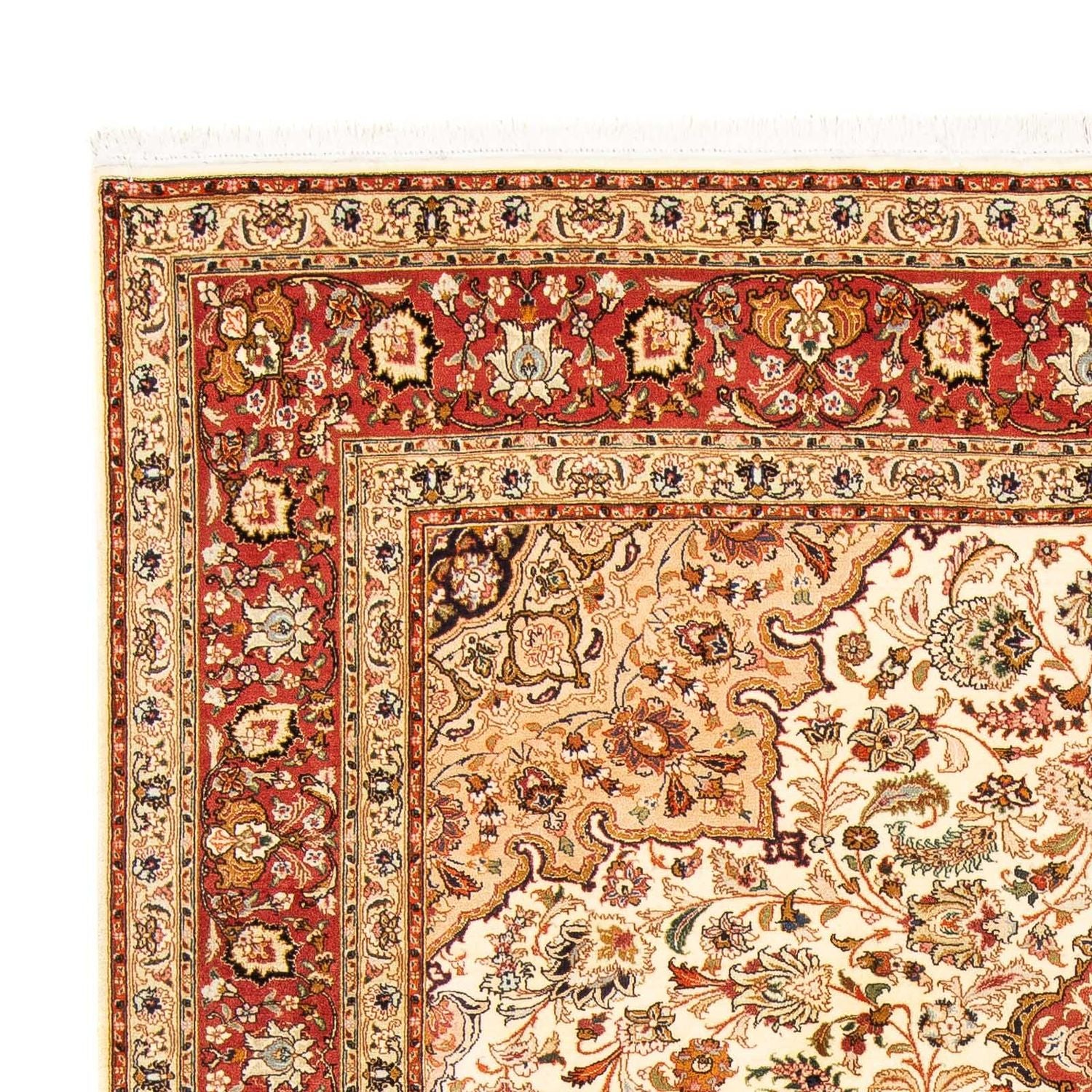 Tapis persan - Tabriz - Royal - 280 x 204 cm - beige