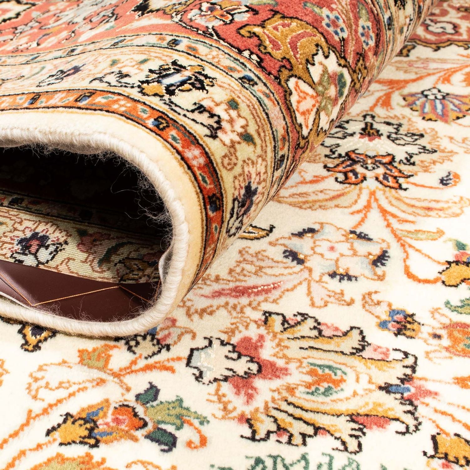 Tapis persan - Tabriz - Royal - 280 x 204 cm - beige