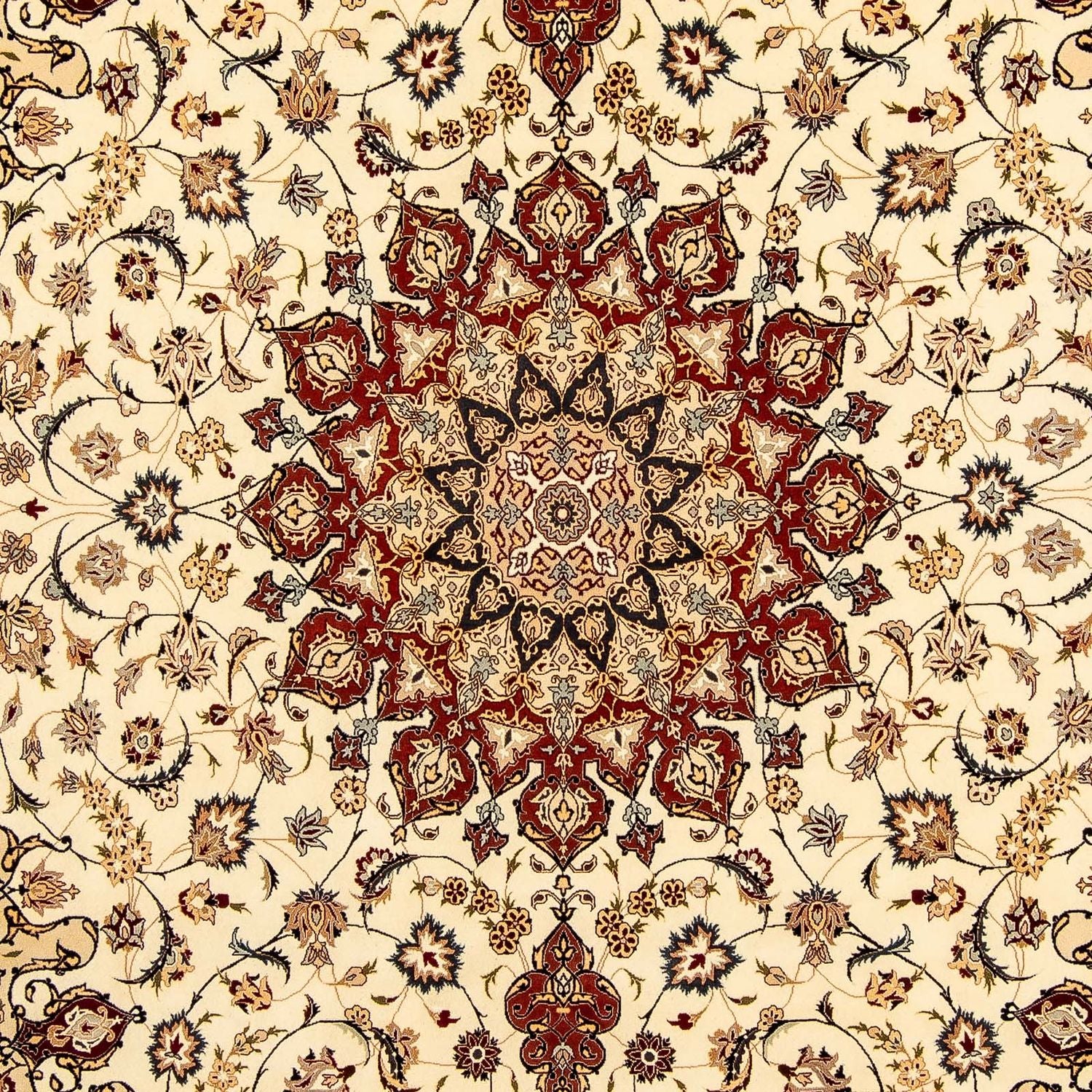 Tapis persan - Tabriz - Royal - 372 x 251 cm - beige