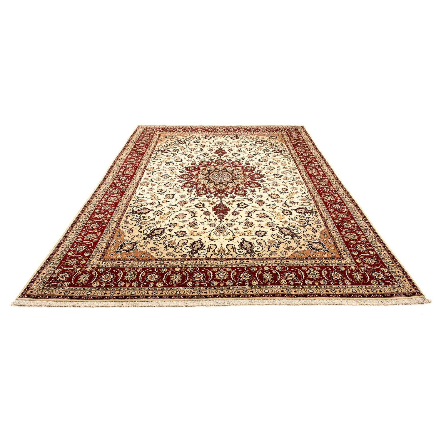 Tapis persan - Tabriz - Royal - 372 x 251 cm - beige