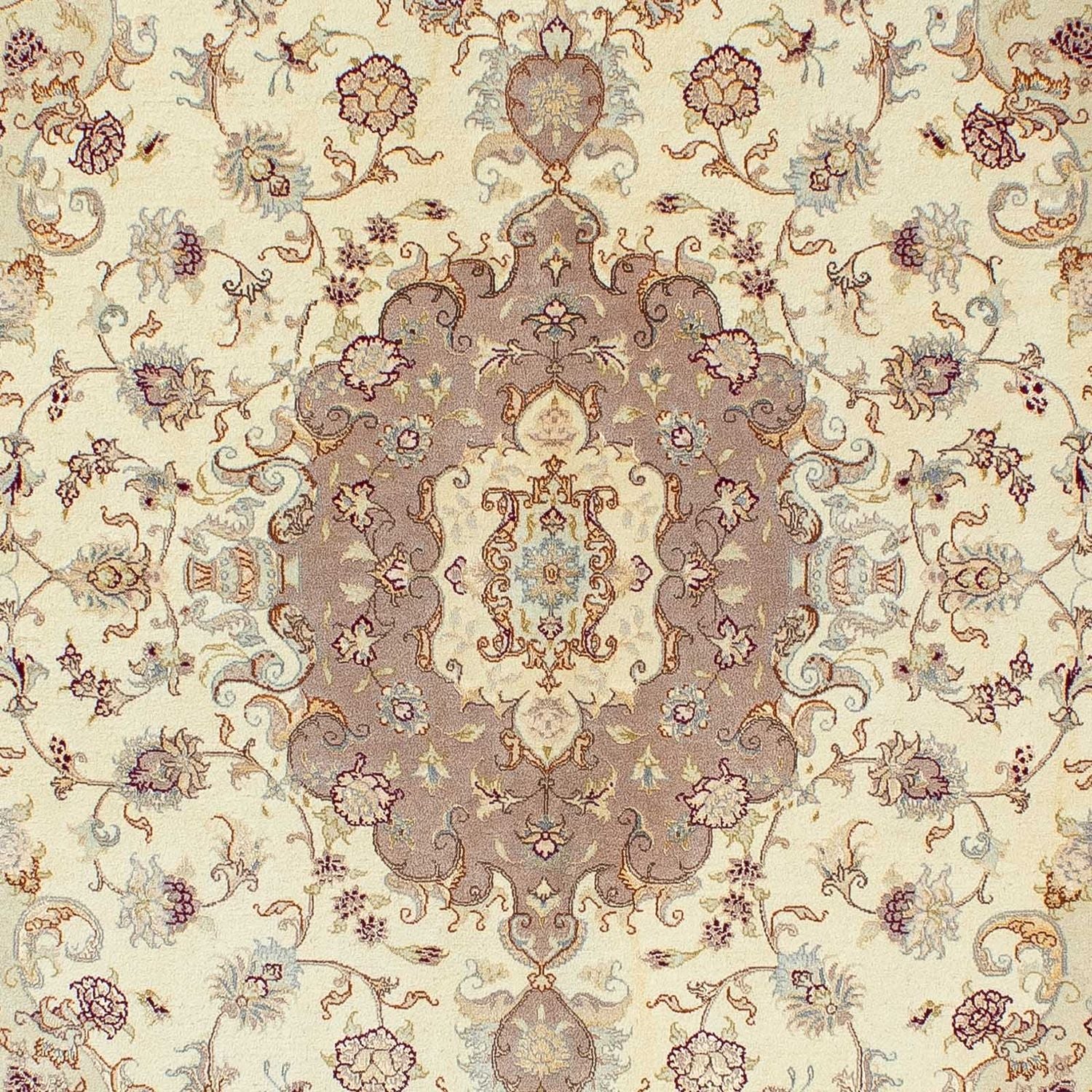 Tapis persan - Tabriz - Royal - 195 x 153 cm - beige