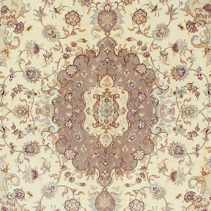 Tapis persan - Tabriz - Royal - 195 x 153 cm - beige