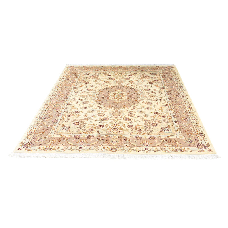 Tapis persan - Tabriz - Royal - 195 x 153 cm - beige