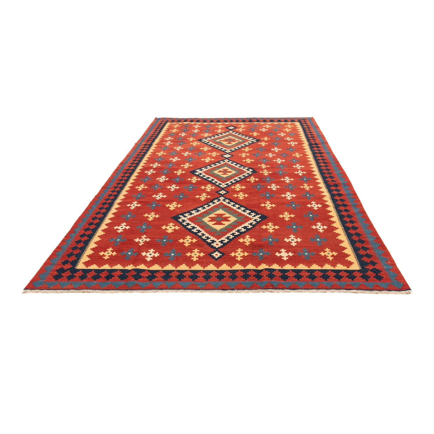 Tapis Kelim - Oriental - 307 x 200 cm - rouille