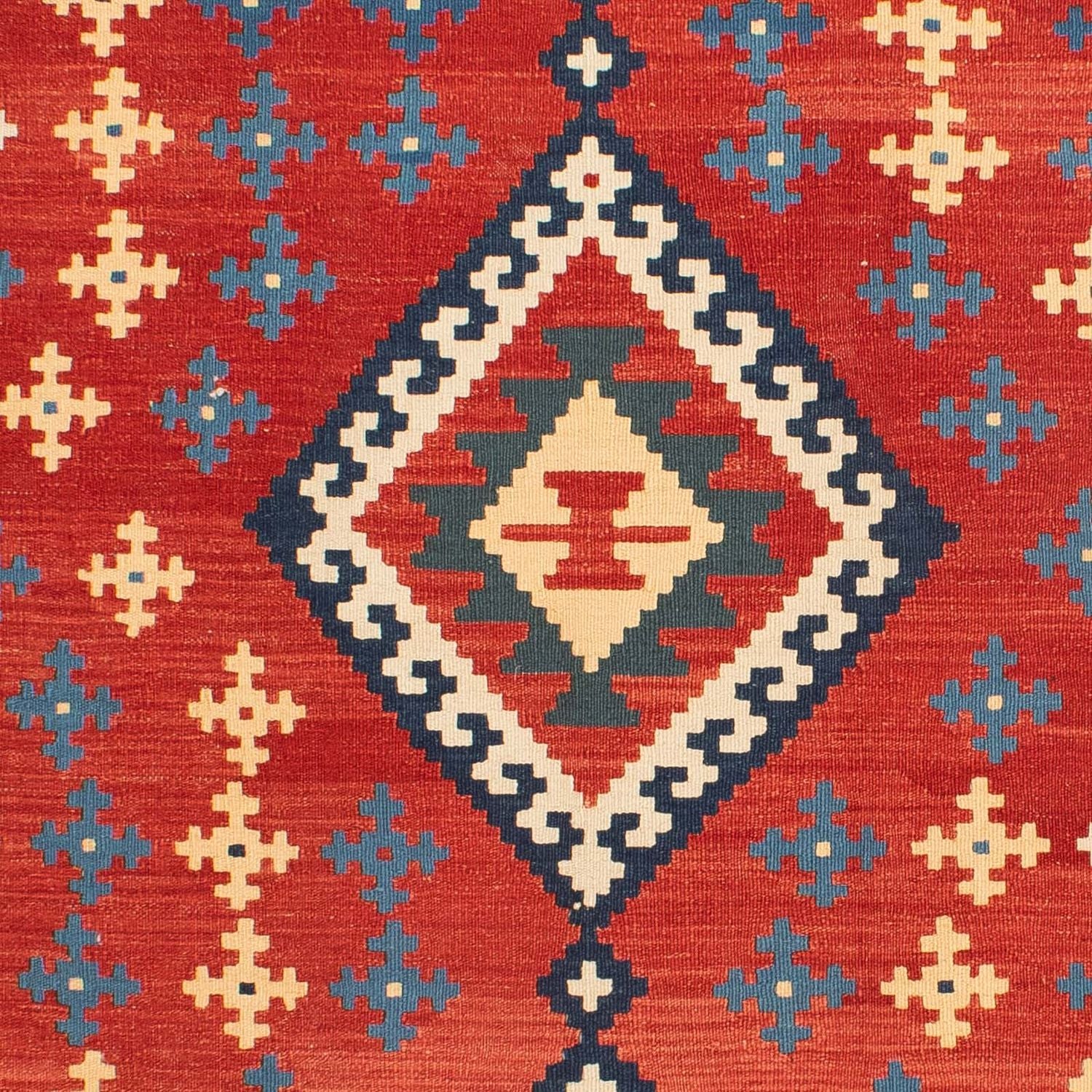 Tapis Kelim - Oriental - 314 x 204 cm - rouge