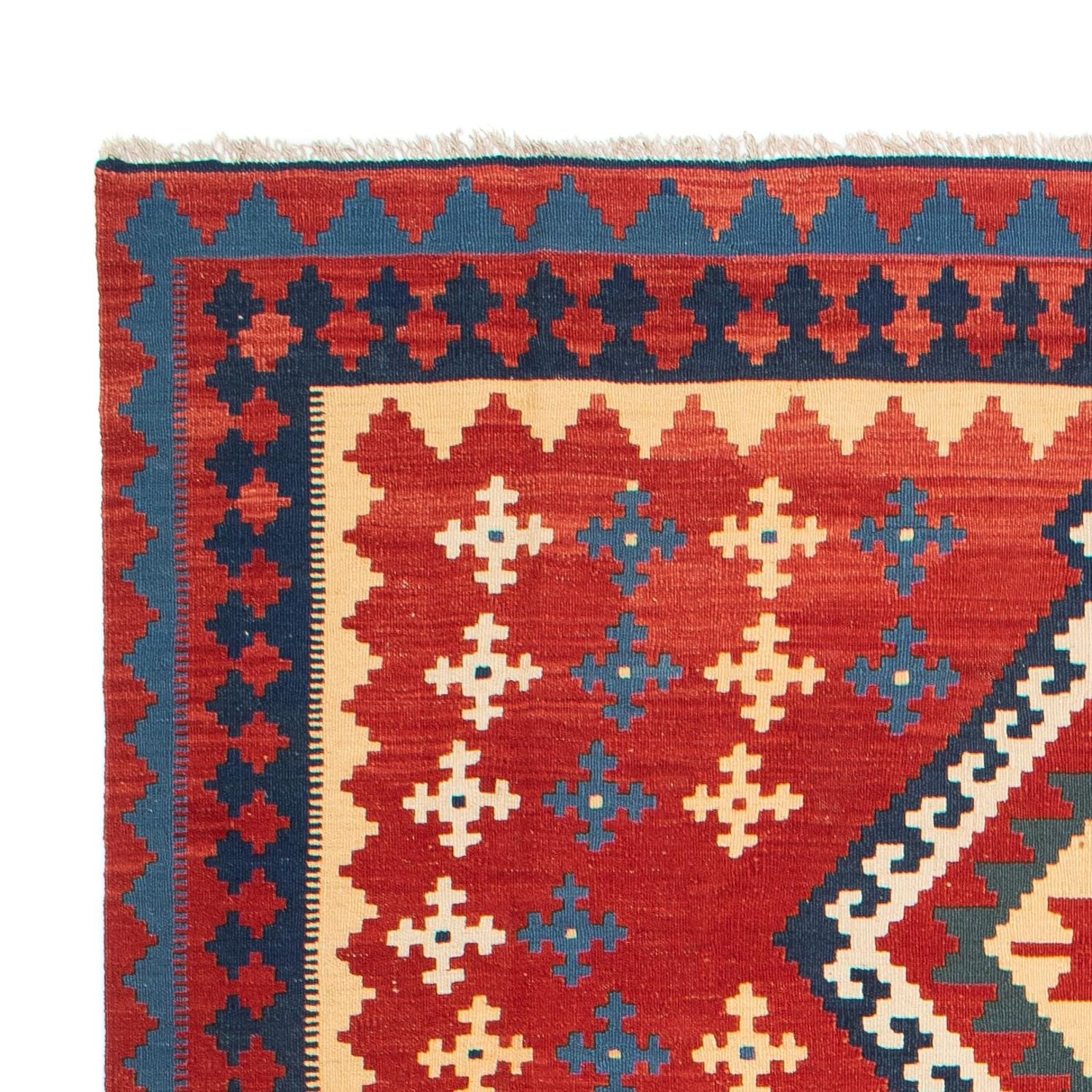 Tapis Kelim - Oriental - 314 x 204 cm - rouge