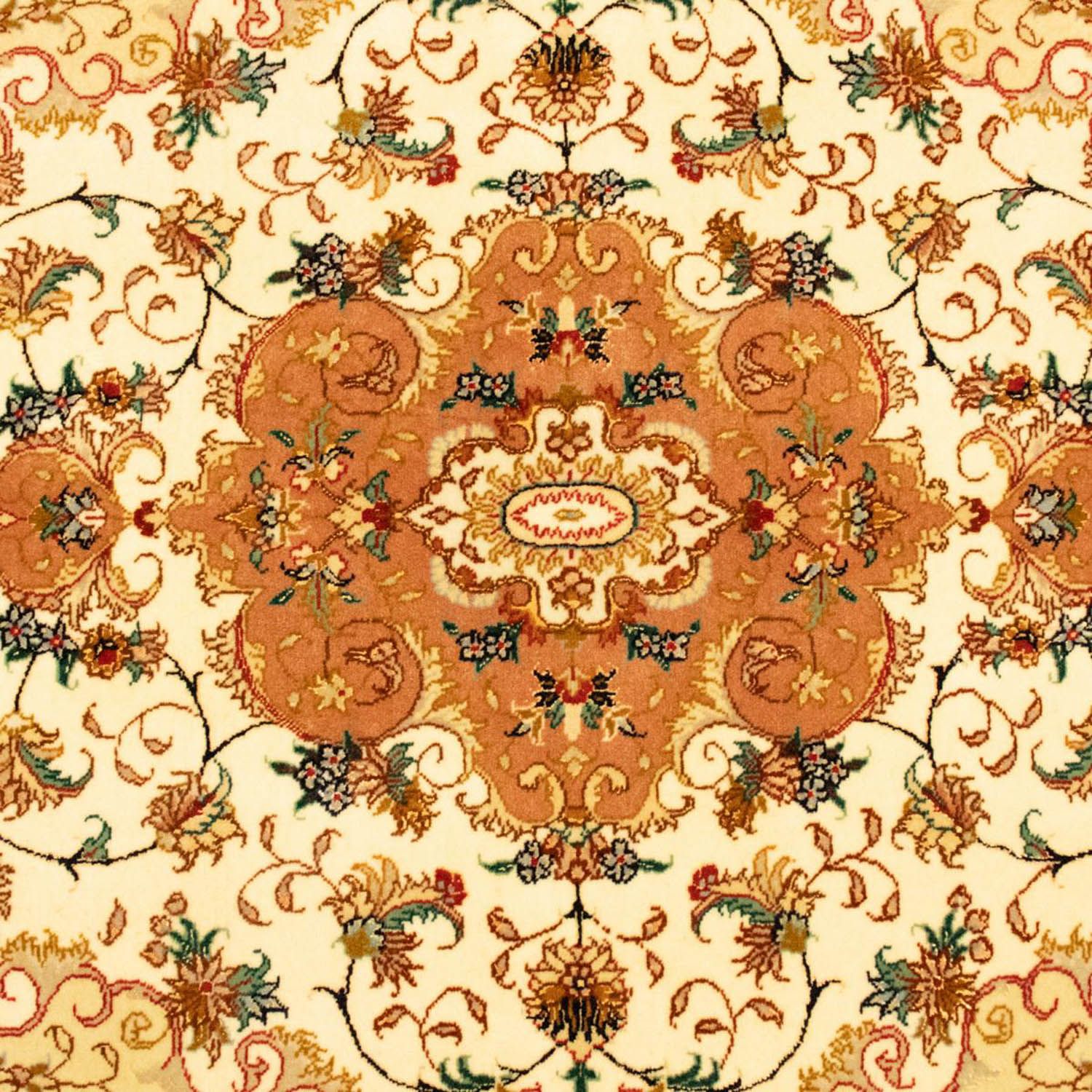 Tapis persan - Tabriz - Royal - 144 x 100 cm - beige