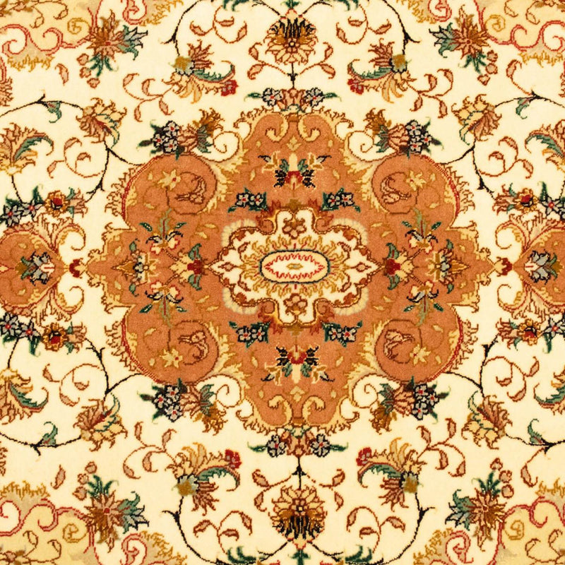 Tapis persan - Tabriz - Royal - 144 x 100 cm - beige