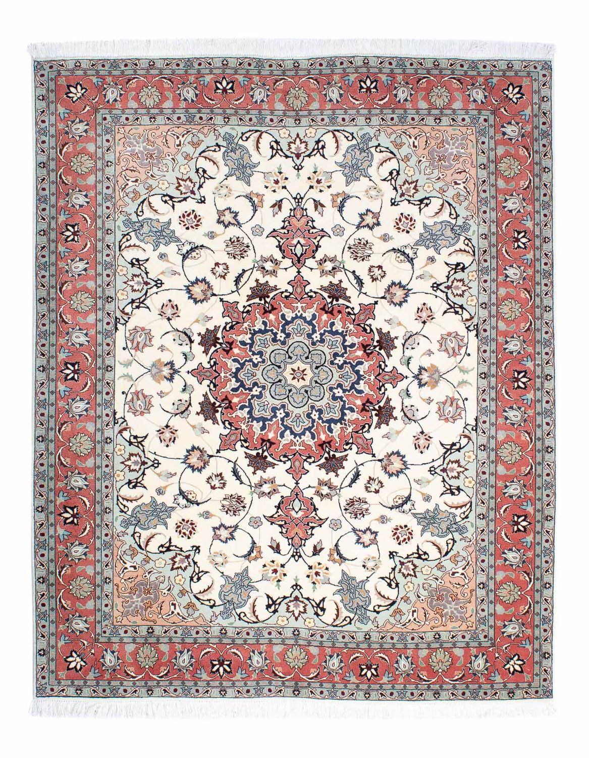 Perserteppich - Täbriz - Royal 193 x 158 cm Teppichbrücke