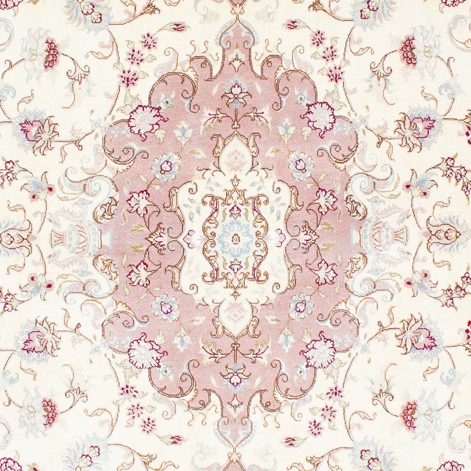 Tapis persan - Tabriz - Royal - 246 x 167 cm - beige