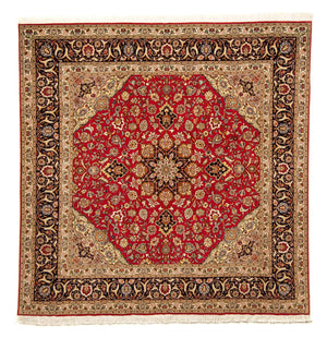 Tapis persan - Tabriz - Royal carré  - 203 x 203 cm - rouge