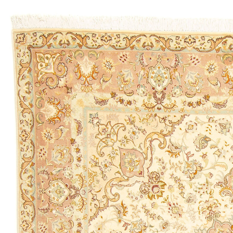 Tapis persan - Tabriz - Royal carré  - 210 x 202 cm - beige