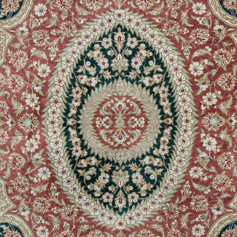 Perserteppich - Ghom 85 x 58 cm - dunkelblau