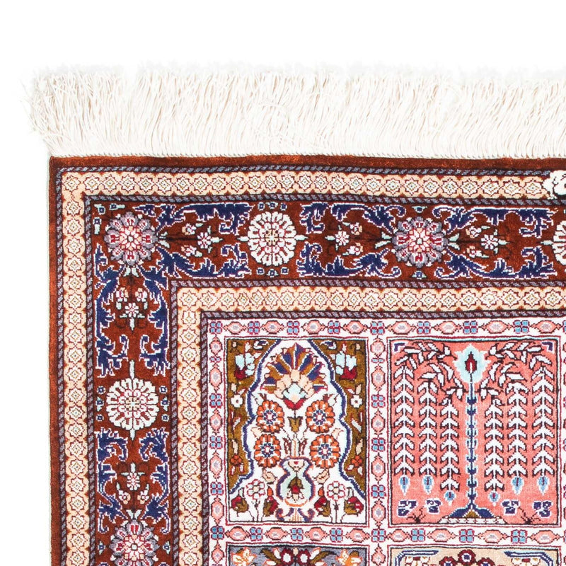 Tapis persan - Ghom - 122 x 77 cm - multicolore