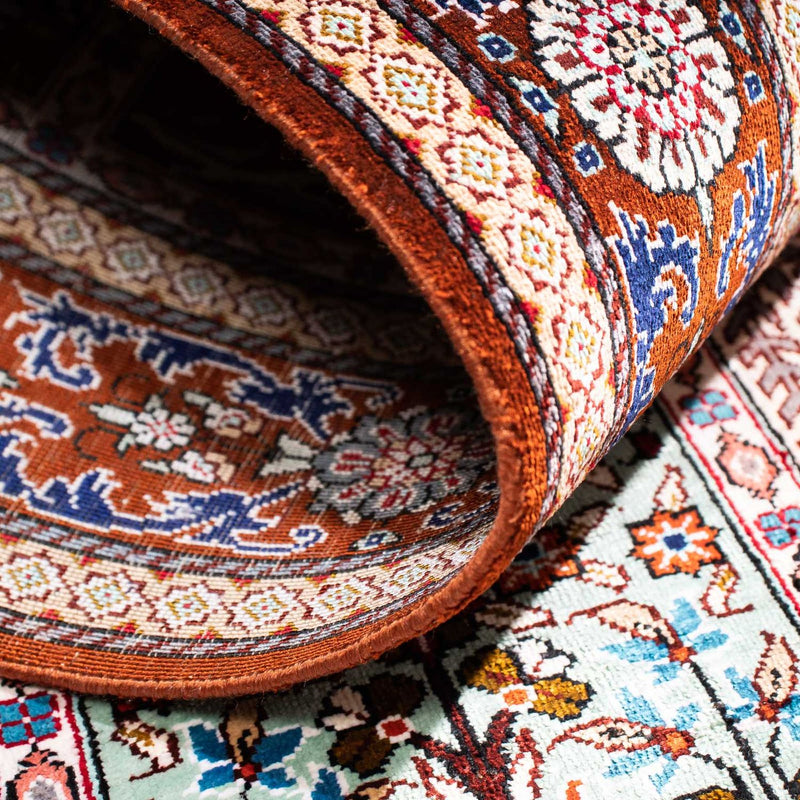 Tapis persan - Ghom - 122 x 77 cm - multicolore