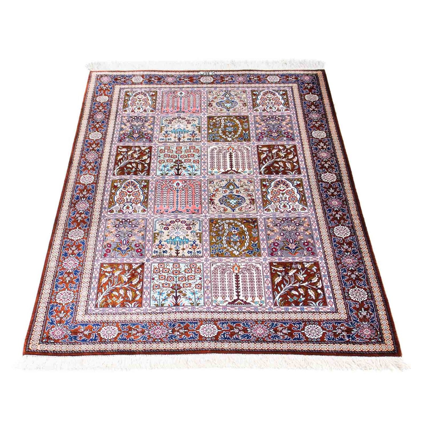 Tapis persan - Ghom - 122 x 77 cm - multicolore
