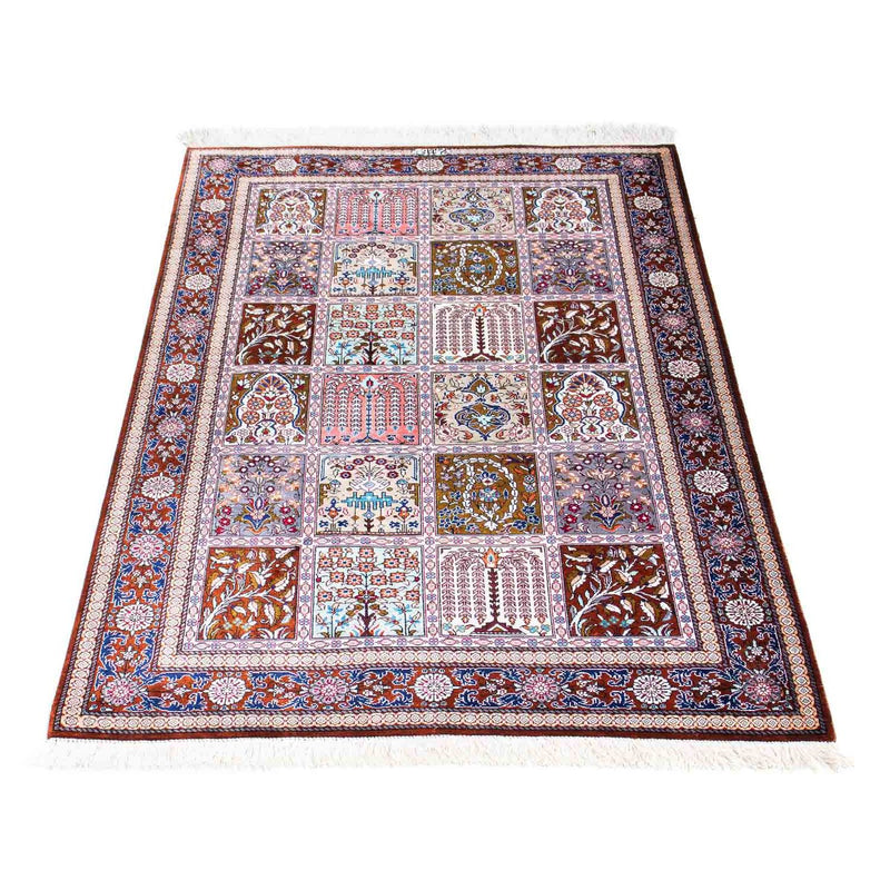 Tapis persan - Ghom - 122 x 77 cm - multicolore