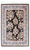 Tapis persan - Ghom - 118 x 77 cm - rouge foncé