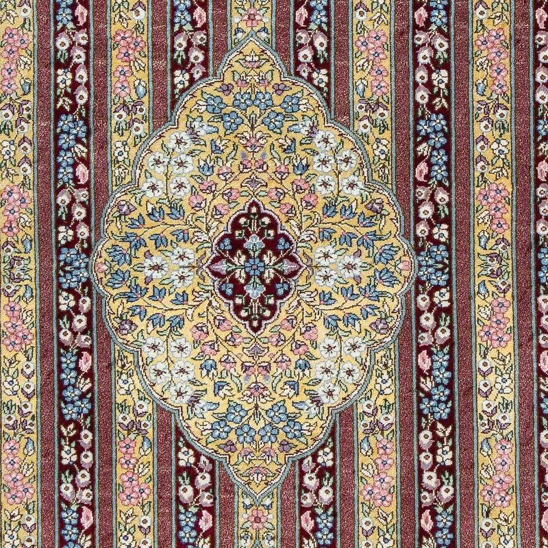Tapis persan - Ghom - 86 x 60 cm - multicolore