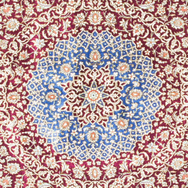 Perserteppich - Ghom 117 x 78 cm - blau