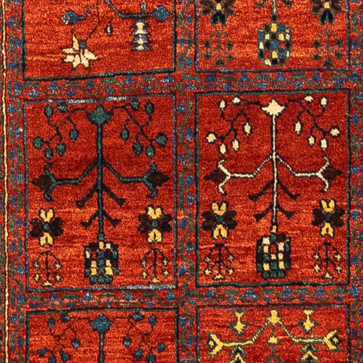 Tapis Gabbeh - Persan Kashkuli - 164 x 81 cm - rouge foncé
