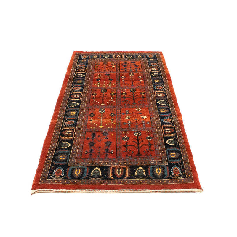 Tapis Gabbeh - Persan Kashkuli - 164 x 81 cm - rouge foncé