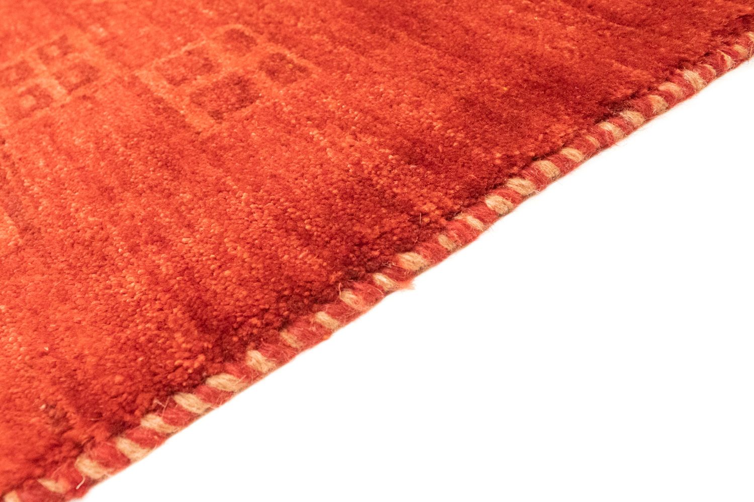 Tapis Gabbeh - Persan - 239 x 167 cm - rouge