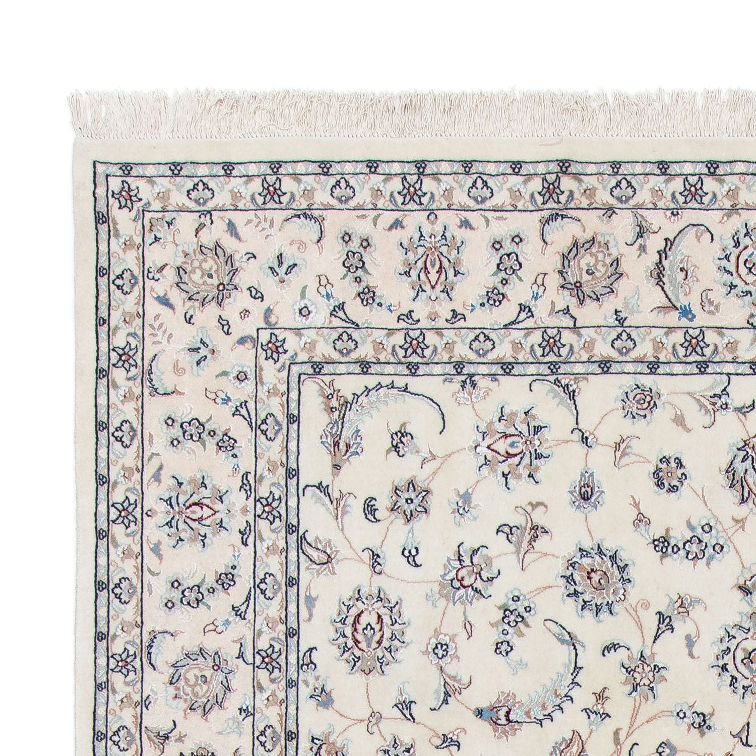 Tapis persan - Nain - Royal - 300 x 199 cm - argent