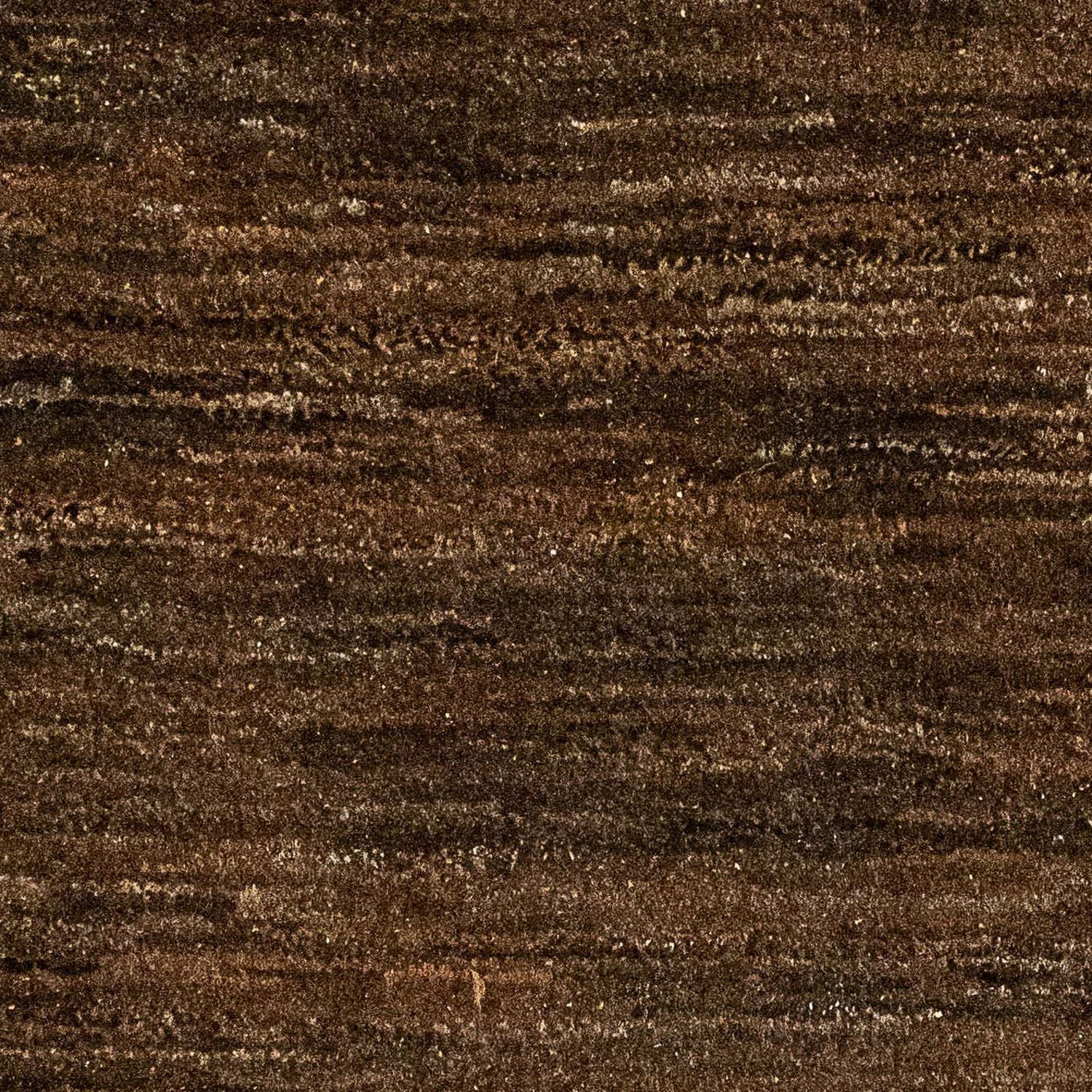 Tapis Gabbeh - Indus - 96 x 62 cm - marron foncé