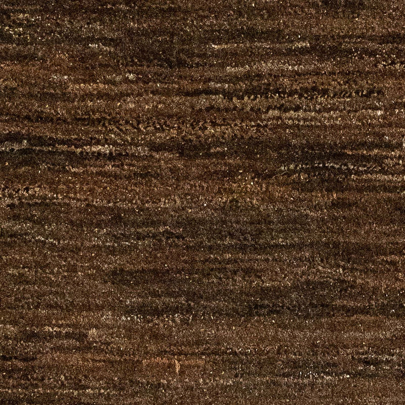 Tapis Gabbeh - Indus - 96 x 62 cm - marron foncé