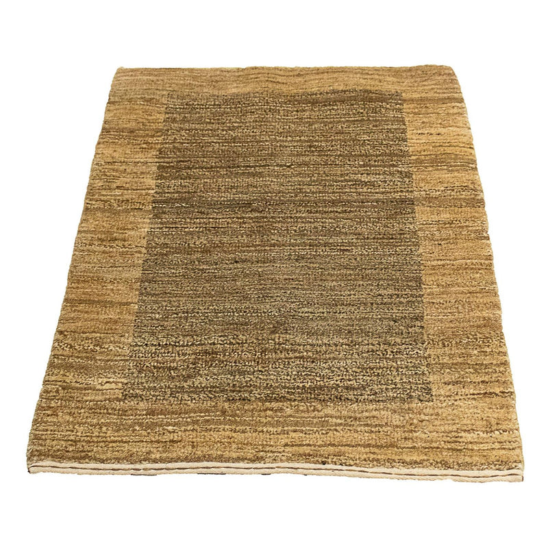 Tapis Gabbeh - Indus - 95 x 61 cm - marron clair