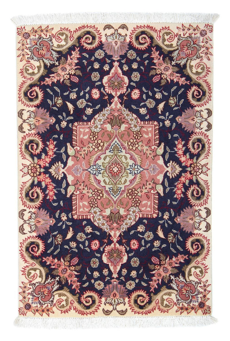 Perserteppich - Täbriz - Royal 90 x 60 cm - dunkelblau