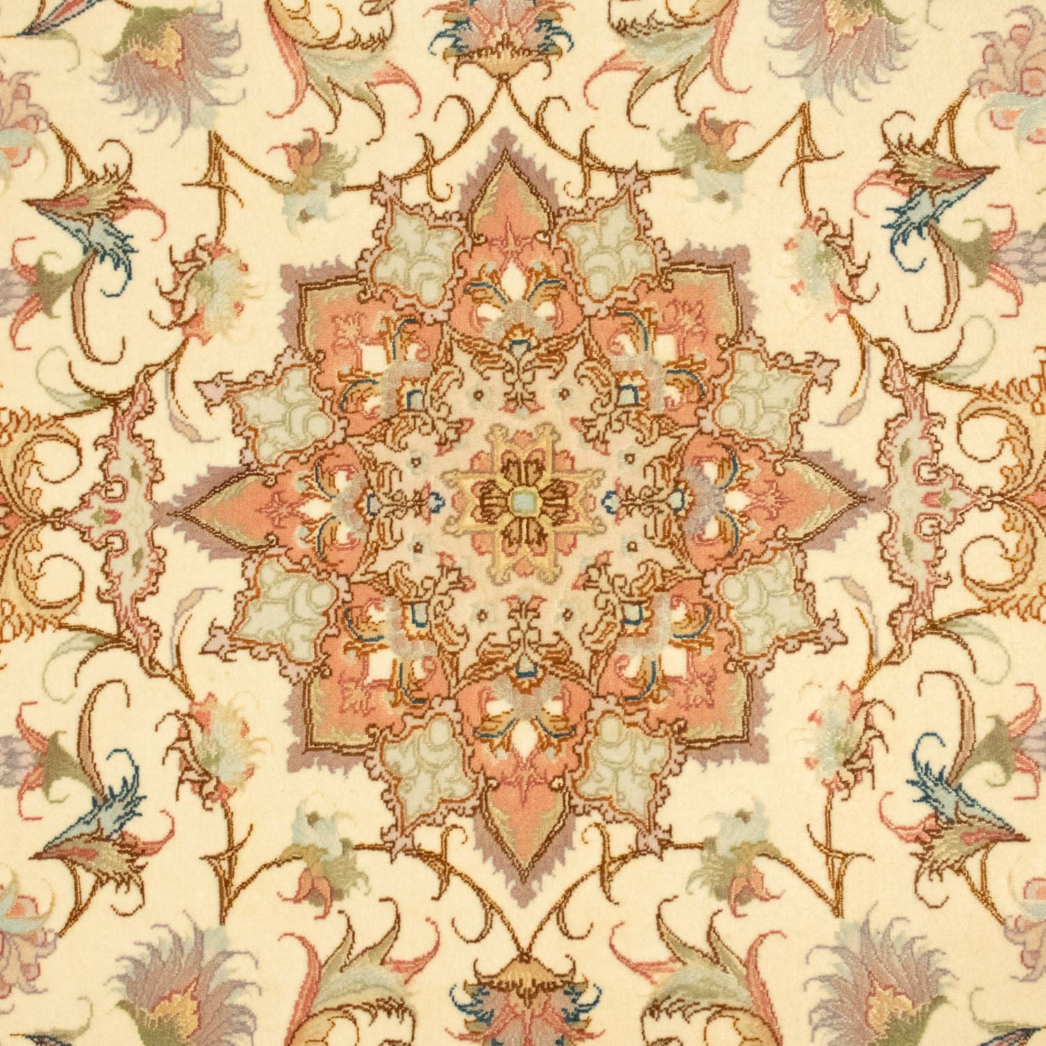 Tapis persan - Tabriz - Royal - 150 x 104 cm - beige