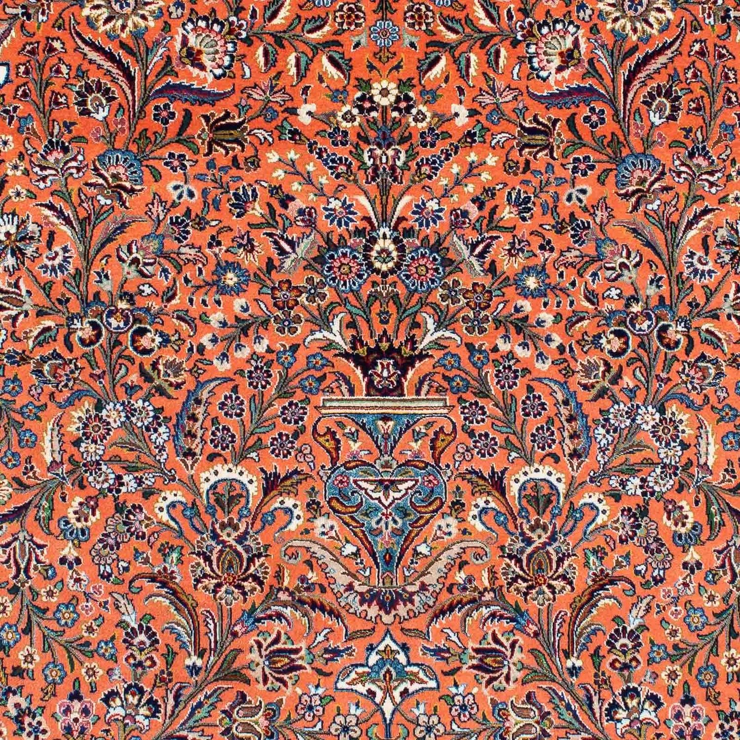 Tapis persan - Ghom - 219 x 135 cm - rouille