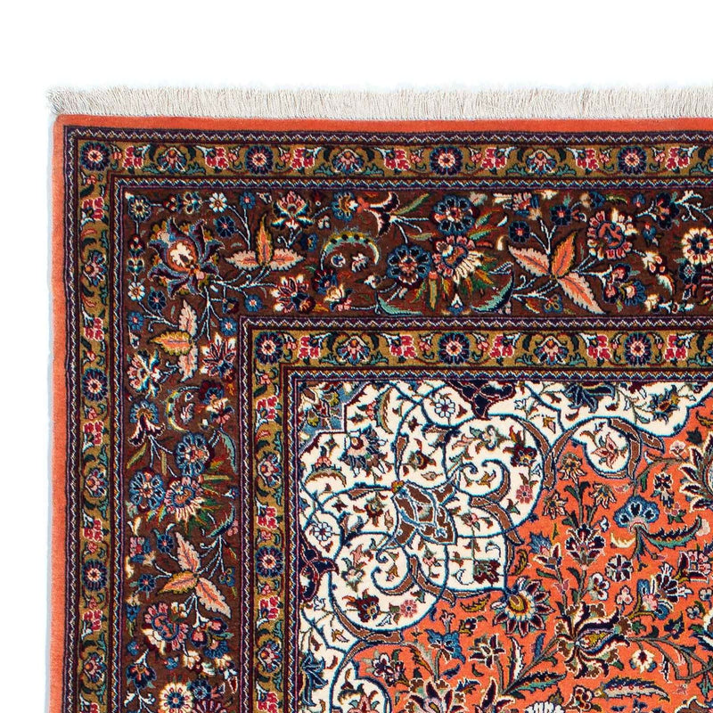 Tapis persan - Ghom - 219 x 135 cm - rouille