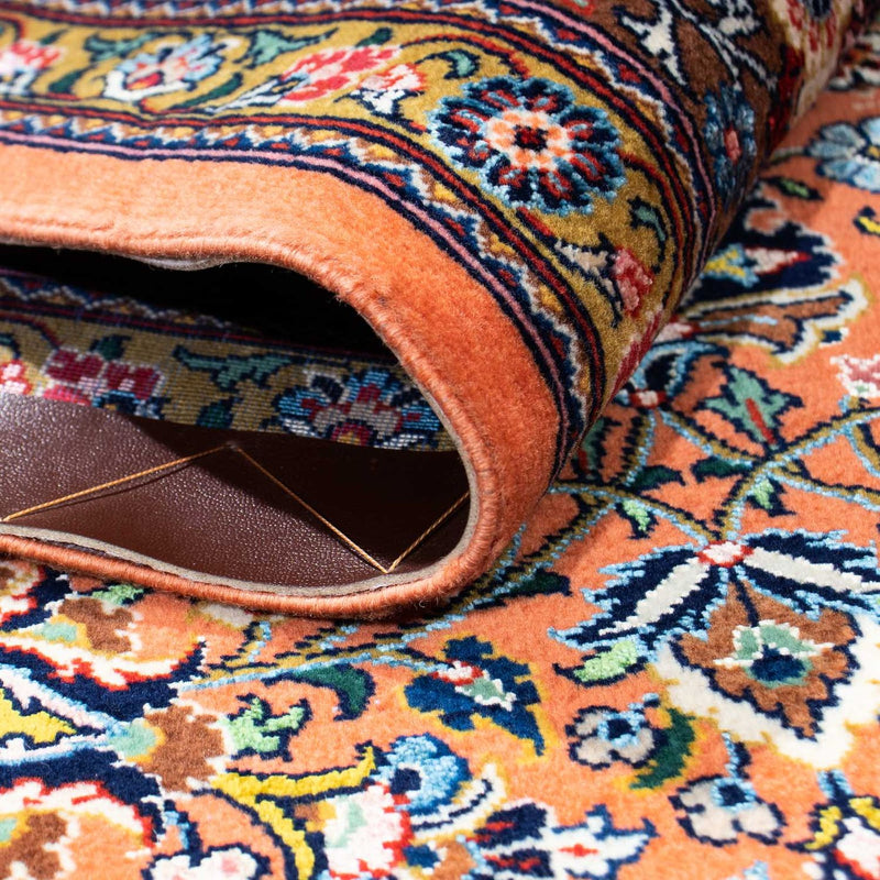 Tapis persan - Ghom - 219 x 135 cm - rouille