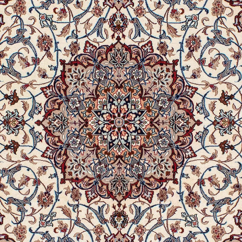 Tapis en soie - Ghom soie - Premium - 202 x 128 cm - beige