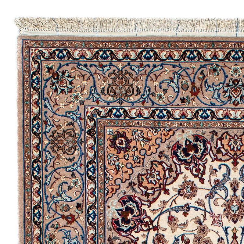Tapis en soie - Ghom soie - Premium - 202 x 128 cm - beige