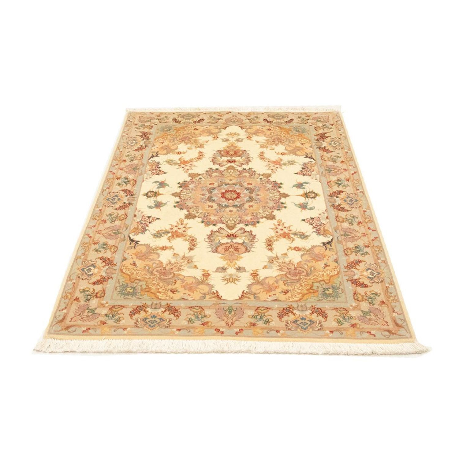 Tapis persan - Tabriz - Royal - 154 x 102 cm - beige