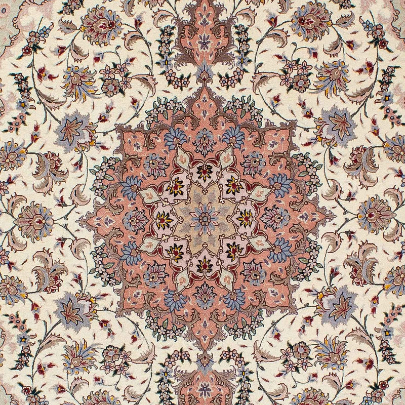 Tapis persan - Tabriz - Royal - 205 x 154 cm - beige