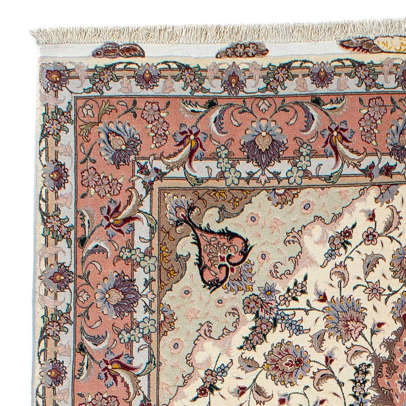 Tapis persan - Tabriz - Royal - 205 x 154 cm - beige